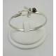 RA80154MBSS Sterling Silver Moveable Propeller Bangle 
