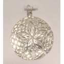 RA1995PS Sterling Silver Large Sanddollar pendant