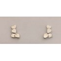 RAAT3407 Small Heart Post Earrings 
