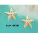 RA6435PER Starfish Post Earrings