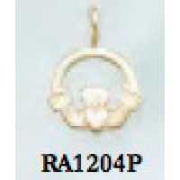 RA1204P Tiny Claddagh Pendant