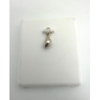 RA7CS Sterling Silver Periwinkle Shell Charm